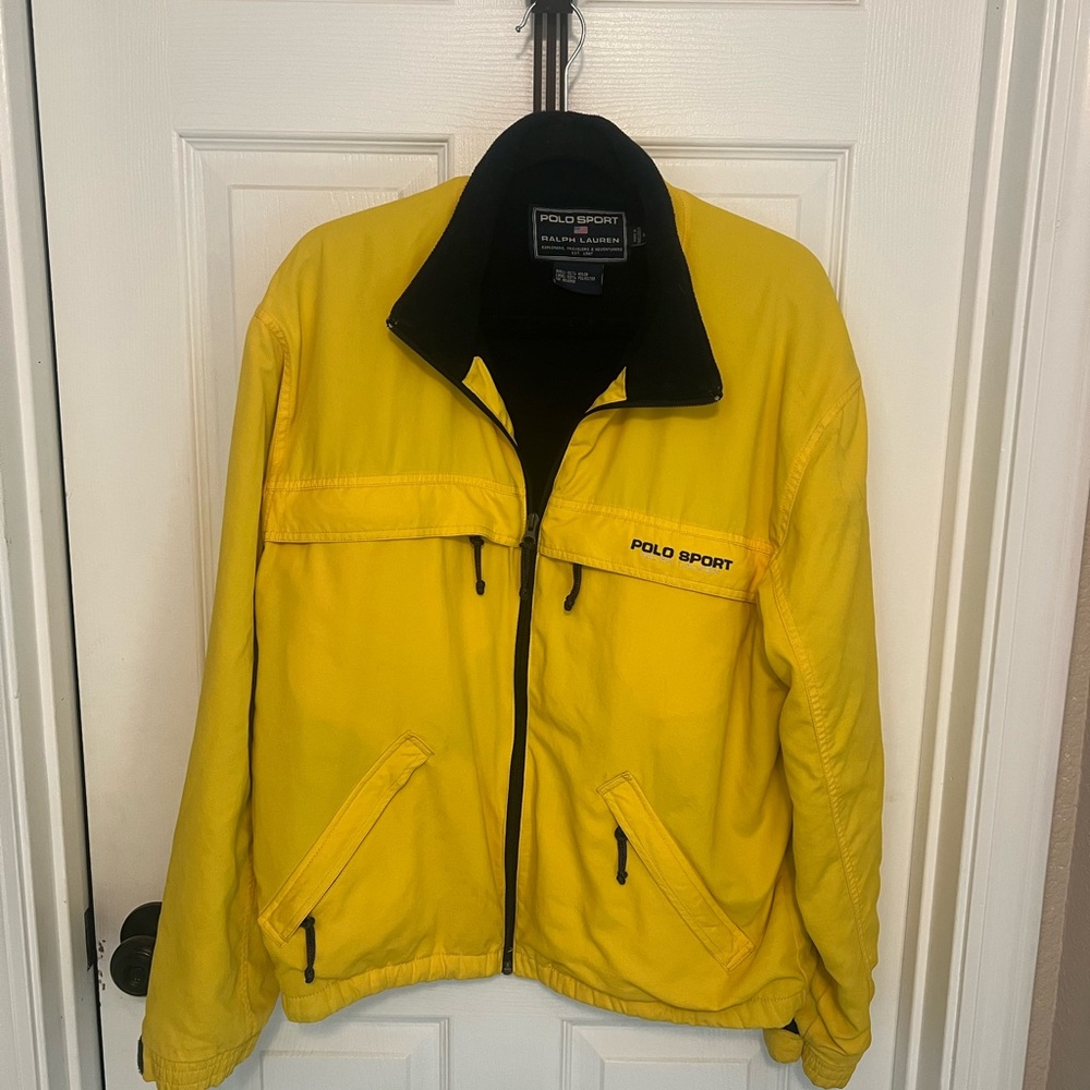 Ralph Lauren Yellow with Black Collar